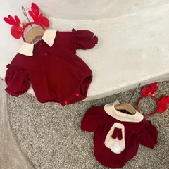 Set Body len gạo bờm Noel / Tết  cho bé gái 4-12kg