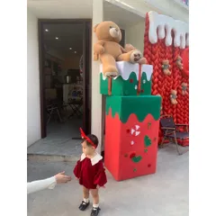 Set Body len gạo bờm Noel / Tết  cho bé gái 4-12kg