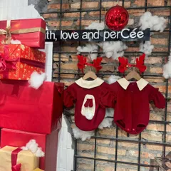 Set Body len gạo bờm Noel / Tết  cho bé gái 4-12kg