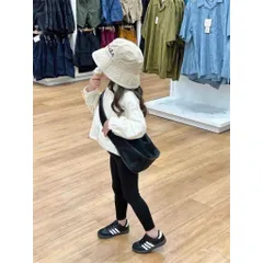 Quần legging cho bé gái, quần legging dài cotton zip 3 màu cho bé size 9-25kg