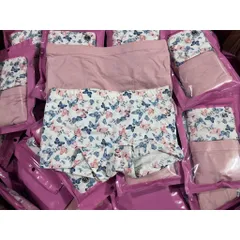 Quần chip bé gái, set 2 quần lót cotton cao cấp cho bé gái từ 8-26kg