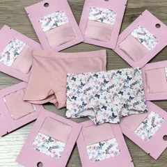 Quần chip bé gái, set 2 quần lót cotton cao cấp cho bé gái từ 8-26kg