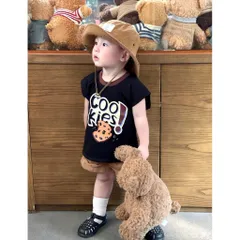 Quần áo bé trai, Set bộ bé trai áo cotton tay hến hoạ tiết Cookie kèm quần short kaki túi hộp cá tính cho bé 9-24kg