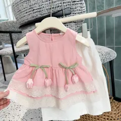 Quần áo bé gái, set bộ áo tiểu thư chất thô đũi hàn gắn hoa Tuylip kèm quần suông cho bé 10-22kg