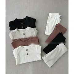 Quần áo thu đông cho bé, set bộ dài tay chất tăm xuất Hàn 2 cúc cho bé trai và bé gái size 8-24kg