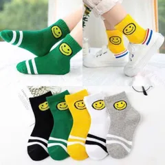 Tất cho bé, set 5 đôi tất xinh cho bé trai và bé gái từ 1-12 tuổi