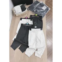 Quần dài cho bé, quần nỉ lót bông dáng Jogger siêu ấm, siêu mềm cho bé trai và bé gái size 8-25kg