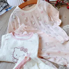Quần áo thu đông bé gái, set bộ dài tay thông hơi Hello cho bé 8-22kg