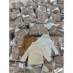 Áo giữ nhiệt cho bé, áo giữ nhiệt zip lông tone màu Hàn Quốc cho bé trai và bé gái size 7-24kg