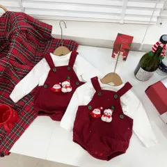 Set 3ct Body Noel Cho Bé – Áo Nỉ Trắng + Yếm Nhung Tăm + Mũ (Size 4–12kg)