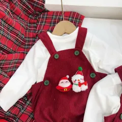 Set 3ct Body Noel Cho Bé – Áo Nỉ Trắng + Yếm Nhung Tăm + Mũ (Size 4–12kg)
