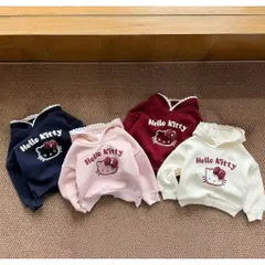 Áo Hoodie bé gái, áo nỉ có mũ Hello kitty thêu đắp cho bé 10-30kg