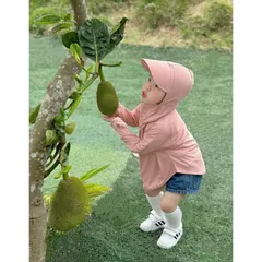 Áo chống nắng cho bé, áo chống nắng thun lạnh dáng ngắn 2 màu cho bé 10-35kg