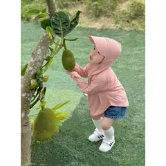 Áo chống nắng cho bé, áo chống nắng thun lạnh dáng ngắn 2 màu cho bé 10-35kg