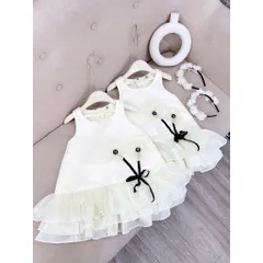 Váy bé gái, váy công chúa bồng bềnh tặng kèm bờm cho bé 10-30kg