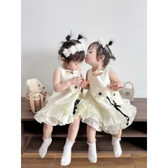 Váy bé gái, váy công chúa bồng bềnh tặng kèm bờm cho bé 10-30kg