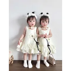 Váy bé gái, váy công chúa bồng bềnh tặng kèm bờm cho bé 10-30kg