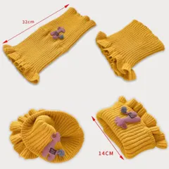 Khăn ống len cho bé trai bé gái 2-10 tuổi – Khăn cổ len giữ ấm mùa đông, chất liệu len mềm mại, co giãn tốt