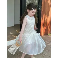 Váy bé gái, váy tơ công chúa mềm mại cho bé 10-32kg