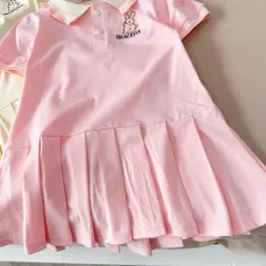 Váy bé gái, váy polo cotton thêu thỏ Graceful cho bé 10-22kg