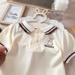 Váy bé gái, váy polo cotton thêu thỏ Graceful cho bé 10-22kg