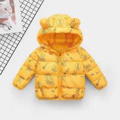 XẢ HÀNG- Áo khoác trẻ em, áo phao tai gấu ấm áp nền mại cho bé trai vào bé gái