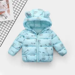 XẢ HÀNG- Áo khoác trẻ em, áo phao tai gấu ấm áp nền mại cho bé trai vào bé gái