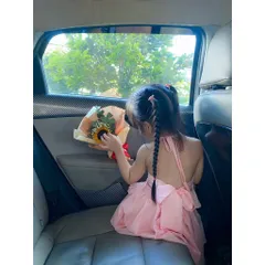Váy bé gái, set áo yếm thân thêu kim sa kèm chân váy cho bé 10-30kg