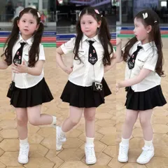 Đồng phục học sinh, set đồng phục bé gái: áo sơ mi, chân váy xếp ly và cà vạt HELLO KITTY cho bé 12-35kg
