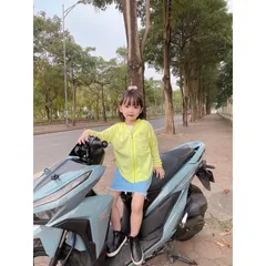 Áo chống nắng cho bé gái Hello chất thun hàn cao cấp siêu mát cho bé gái size 13-27kg, Áo khoác nắng cho bé gái
