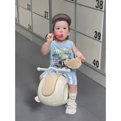 Quần áo bé trai, set bộ sát nách thun thông hơi họa tiết BONICA AMBALUBU cho bé 9-27kg