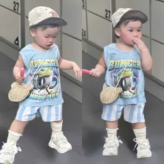 Quần áo bé trai, set bộ sát nách thun thông hơi họa tiết BONICA AMBALUBU cho bé 9-27kg