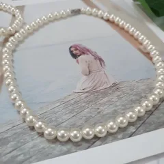 Vòng ngọc trai nhân tạo cho bé mặc áo dài, áo bà ba siêu xinh