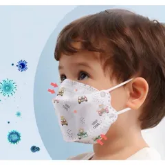 Khẩu Trang Cho Bé Diệt Khuẩn 4D KF94 Hoạ Tiết Cho Bé 1-8 tuổi