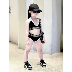 Đồ bơi bé gái, bikini 2 mảnh bo chun sang chảnh cho bé 8-30kg
