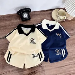 Quần áo bé trai, set bộ quần áo cộc tay chất cotton thêu hình chú chó COOL cho bé 10-30kg