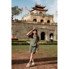 Quần áo bé trai, bé gái, set 5ct đồng phục chú bé liên lạc cho bé 10-30kg