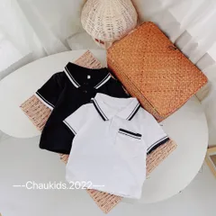 Áo polo bé trai, áo có cổ chất cotton bo dệt cổ, ống tay và túi áo cho bé