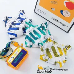 Aó ba lỗ bé trai, áo sát nách Quảng Châu 100% chất cotton cho bé 13-25kg