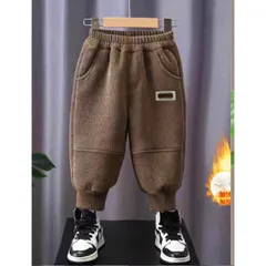 Quàn dài bé trai, quần nhung tăm dày dặn tem túi cho bé 8-20kg
