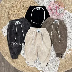 Quần dài bé trai, quần nhung tăm dáng Baggy cạp chun siêu cá tính cho bé