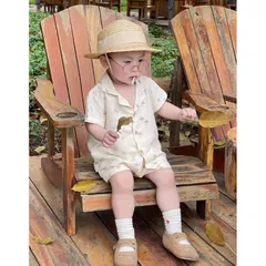 Quần áo bé trai, set bộ đũi cây dừa đi biển cho bé 10-30kg