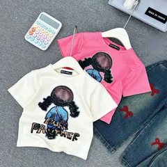 Quần áo bé gái, set bộ áo cotton cô gái BURI kèm quần jean suông đắp nơ đỏ cho bé 10-30kg