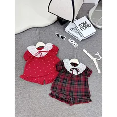 Đồ bộ bé gái, set bộ quần áo cộc tay chất thô đũi cổ ren cho bé 10-30kg