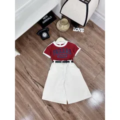 Quần áo bé gái, set áo cộc tay cotton FAILEAS kèm quần suông lửng TẶNG KÈM DÂY LƯNG cho bé 10-30kg