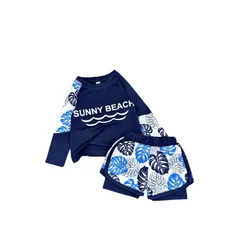 Đồ bơi bé gái, set bộ quần áo bơi dài tay size đại cho bé gái 15-42kg