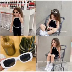 Kính trẻ em, kính mắt thời trang gọng vuông mẫu mới cho bé trai và bé gái