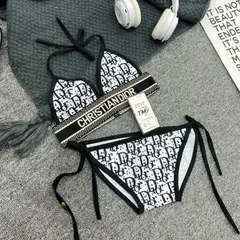Đồ bơi bé gái, set bikini 3ct: bộ bikini 2 mảnh và quần xuông dài DIIOOR sang chảnh cho bé 8-30kh