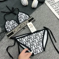 Đồ bơi bé gái, set bikini 3ct: bộ bikini 2 mảnh và quần xuông dài DIIOOR sang chảnh cho bé 8-30kh