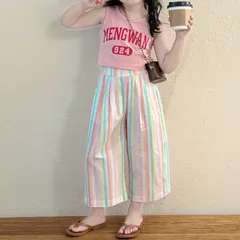 Quần áo bé gái, set bộ áo croptop MENGWAN phối quần suông kẻ cho bé 10-22kgoò